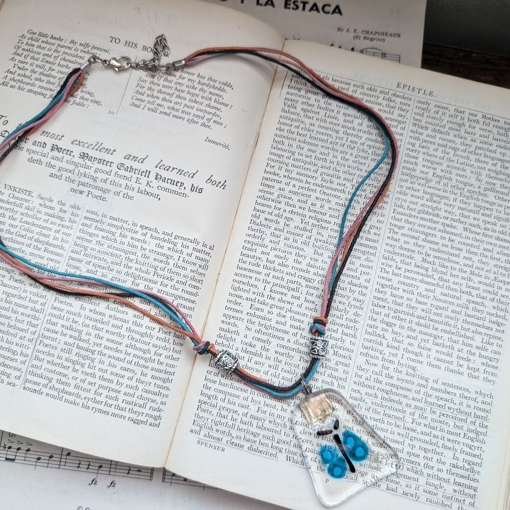 Multicolor Beaded Pendant Necklace